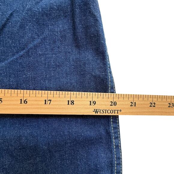 VTG 80s Le Roche Jeans Womens 30x32 10 Straight Leg High Rise Denim Preppy 24KT - Picture 4 of 8